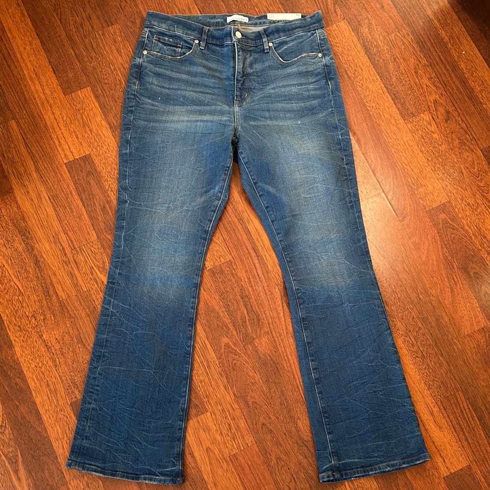 LOFT Dark Blue Flare Jeans